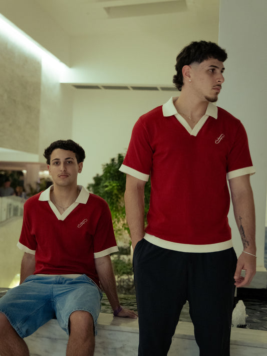 Franceschini 1 Year Anniversary Polo - Color Red Wine