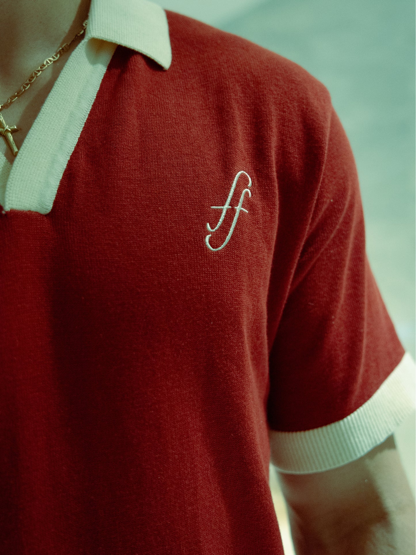 Franceschini 1 Year Anniversary Polo - Color Red Wine